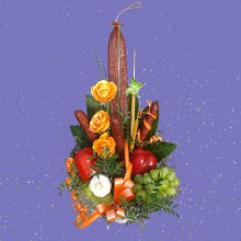 Klobásová kytice Fido| Originální salámový dárek